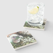 猛禽鳥類 ストーンコースター (横)