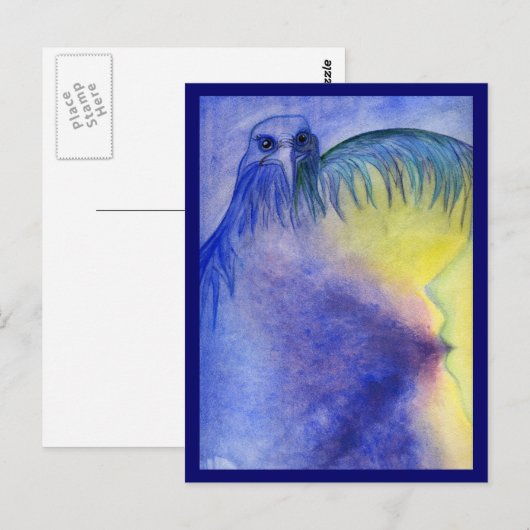 猛禽 ポストカード (正面/裏面)