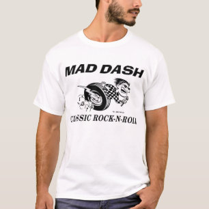 猛突進-クラシックなロックnロール tシャツ
