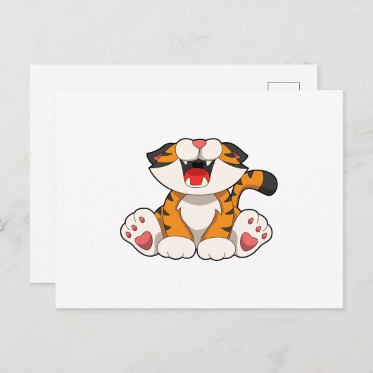 猛虎 ポストカード (正面/裏面)