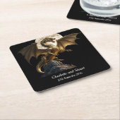 猛龍の飼育 スクエアペーパーコースター (アングル)