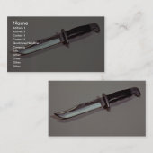 猟刀 名刺 (正面/裏面)