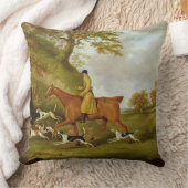 猟師および猟犬1809年(キャンバスの油) クッション (ブランケット)