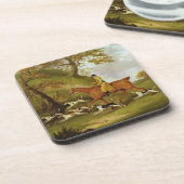 猟師および猟犬1809年(キャンバスの油) コースター (左側)