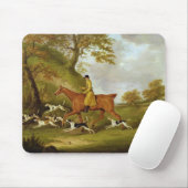 猟師および猟犬1809年(キャンバスの油) マウスパッド (マウス)