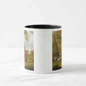 猟師および猟犬1809年(キャンバスの油) マグカップ (中央)