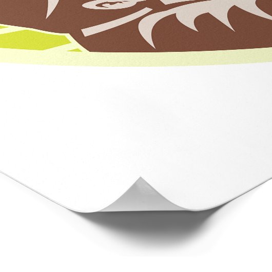 猟師が鳩を撃つポスター ポスター (角)