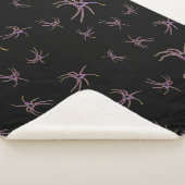 猟師のクモが黒を塗る。 シェルパブランケット (3/4)