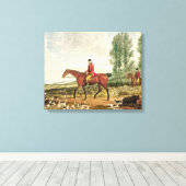 猟師 キャンバスプリント (インサイチュ (ウッドフロア))