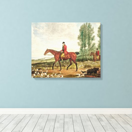 猟師 キャンバスプリント (インサイチュ (ウッドフロア))