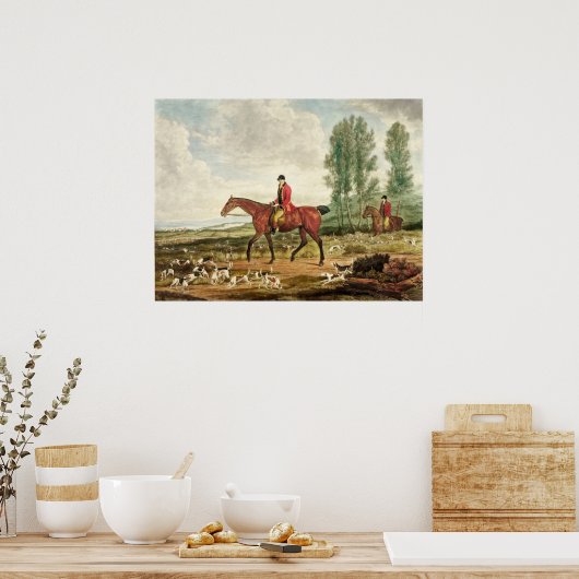 猟師 ポスター (キッチン)