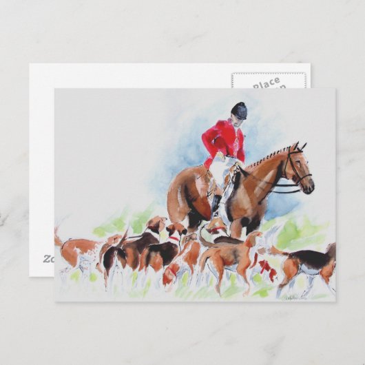 猟師 ポストカード (正面/裏面)