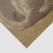 猟犬と髭のある子犬(2匹の犬)(動物) 薄葉紙 (詳細)