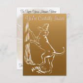 猟犬の招待状をカスタマイズ - ハンティングドッグのカード 招待状 (正面/裏面)