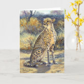 「猟犬の斑点」カー空白のド カード (黄色い花)