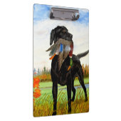 猟犬の絵画のクリップボード クリップボード (右)