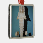 猟犬、c.AD 135-75を持つArtemisの彫像 メタルオーナメント (右)