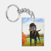 猟犬Keychain キーホルダー (正面左)