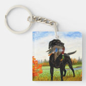 猟犬Keychain キーホルダー (正面)