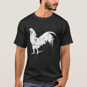 猟鳥ガレゴス、鶏、鶏シルエットスト Tシャツ