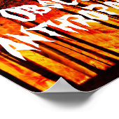 猥褻な人類学的な気候変動 ポスター (角)