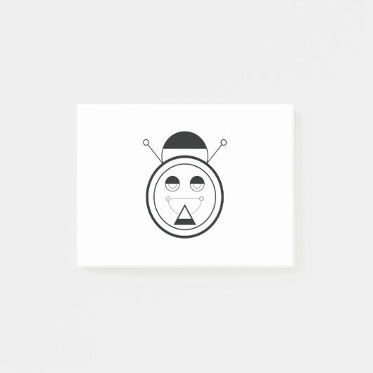 猪のサイン ポストイット (正面)