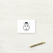 猪のサイン ポストイット (デスク上)