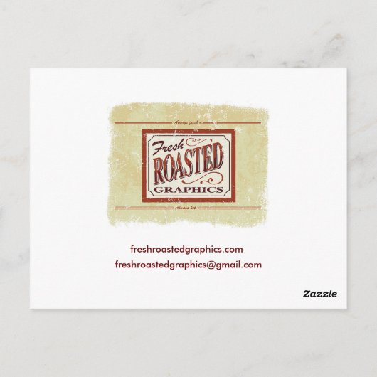 猪頭はがき ポストカード (裏面)