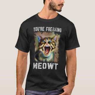 猫あなたはMeowtヴィンテージキャットニャーミーム Tシャツ