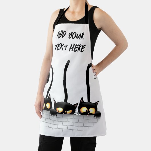 猫いけなとよくはしゃぐキャラクター エプロン (インサイチュ)