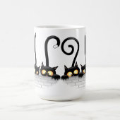 猫いけなとよくはしゃぐキャラクター コーヒーマグカップ (中央)