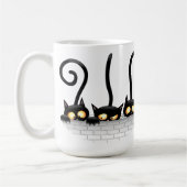 猫いけなとよくはしゃぐキャラクター コーヒーマグカップ (左)