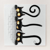 猫いけなとよくはしゃぐキャラクター ジグソーパズル (横)