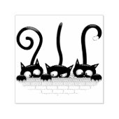 猫いけなとよくはしゃぐキャラクター セルフインキングスタンプ (デザイン)