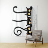 猫いけなとよくはしゃぐキャラクター タペストリー (インサイチュ)