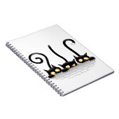 猫いけなとよくはしゃぐキャラクター ノートブック (右側)