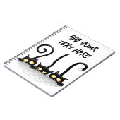 猫いけなとよくはしゃぐキャラクター ノートブック (左側)