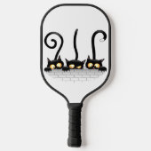 猫いけなとよくはしゃぐキャラクター ピックルボールラケット (裏面)