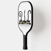 猫いけなとよくはしゃぐキャラクター ピックルボールラケット (左)