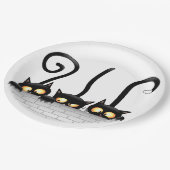 猫いけなとよくはしゃぐキャラクター ペーパープレート (アングル)