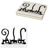 猫いけなとよくはしゃぐキャラクター ラバースタンプ (押印)