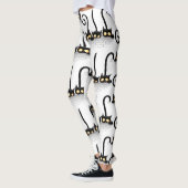 猫いけなとよくはしゃぐキャラクター レギンス (左)