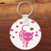 猫いけな キーホルダー (正面)