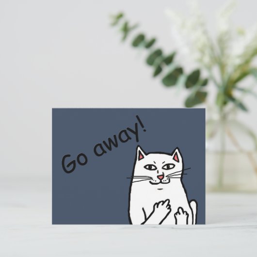 猫いけな ポストカード (スタンド正面)