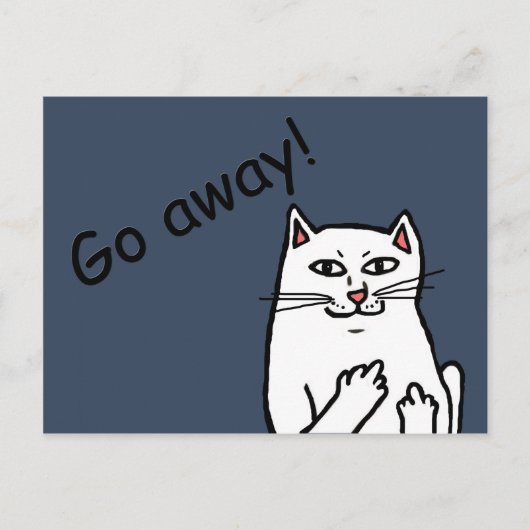 猫いけな ポストカード (正面)