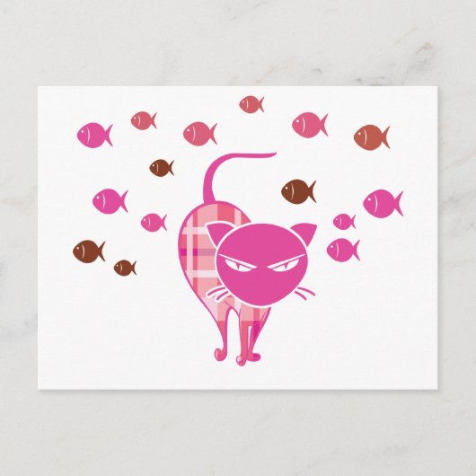 猫いけな ポストカード (正面)