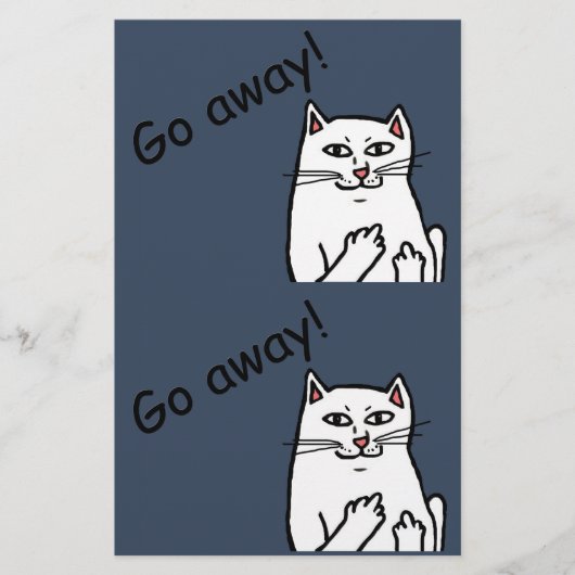 猫いけな 便箋 (正面)