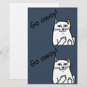 猫いけな 便箋 (正面/裏面)