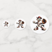 猫おっちょこちょいの野球の投手 コンフェッティ (正面)