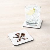 猫おっちょこちょいの野球の投手 コースター (右側)